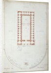 Plan of the Temple of Solomon in Jerusalem, mid 19th century by Andre Lenoir