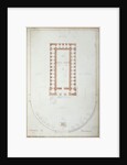 Plan of the Temple of Solomon in Jerusalem, mid 19th century by Andre Lenoir