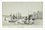 The Battery and Port of New York, 1831 by Gustave de Beaumont