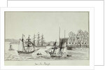 The Battery and Port of New York, 1831 by Gustave de Beaumont