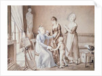 Scene of Family Life, early nineteenth century by French School