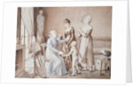 Scene of Family Life, early nineteenth century by French School