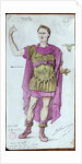 Costume design for Julius Caesar from 'La Mort de Pompee' by Corneille, 1906 by Desire Chaineux