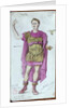Costume design for Julius Caesar from 'La Mort de Pompee' by Corneille, 1906 by Desire Chaineux