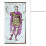Costume design for Julius Caesar from 'La Mort de Pompee' by Corneille, 1906 by Desire Chaineux