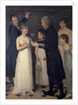 Abbe Roch-Ambroise Cucurron Sicard Teaching Children Sign Language, 1806 by Jerome Martin Langlois