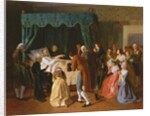 The Last Moments of Abbe Charles Michel de l'Epee 1838 by Frederic Peyson