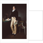 Portrait of a young man holding the 'Journal des Sourds-Muets et Aveugles', c.1830-40 by French School