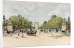 The Avenue des Champs-Elysees, c.1895 by French School