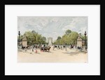The Avenue des Champs-Elysees, c.1895 by French School