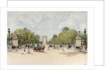 The Avenue des Champs-Elysees, c.1895 by French School