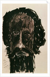 Self-portrait by Rabindranath Tagore