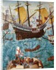 Embarkation of Henry VIII on board the Henry Grace à Dieu in 1520 by Friedrich Bouterwek