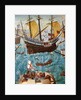 Embarkation of Henry VIII on board the Henry Grace à Dieu in 1520 by Friedrich Bouterwek