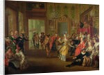 A Bal Pare during the Carnival, c.1710 by French School