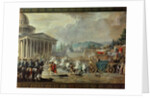 The Translation of the Mortal Remains of Voltaire to the Pantheon in Paris on 10th July 1791 by Louis Jean Francois I Lagrenee