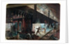 Zinc production at the Vieille Montagne factory, Saone-et-Loire, c.1860 by Ignace Francois Bonhomme