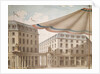 Design for decorating the Place de l'Odeon for a revolutionary fete, 1790 by Charles de Wailly