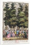 Fermentation at the Palais-Royal on the 10th July 1789 by Jean-Francois Janinet