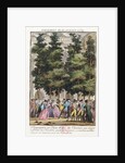 Fermentation at the Palais-Royal on the 10th July 1789 by Jean-Francois Janinet