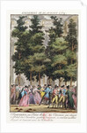 Fermentation at the Palais-Royal on the 10th July 1789 by Jean-Francois Janinet