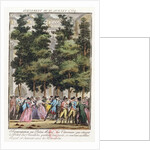 Fermentation at the Palais-Royal on the 10th July 1789 by Jean-Francois Janinet