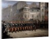 The Return of the Troops to Paris from the Crimea, Boulevard des Italiens, in front of the Hanover Pavilion, December 1855 by Emmanuel Masse