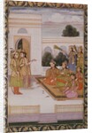 Joseph presented to the wives of Mizr by Zuleika, Potiphar's wife, episode from the popular Persian poem 'Yusuf and Zulaikha' by Jami c.1780 by School Mughal