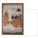 Joseph presented to the wives of Mizr by Zuleika, Potiphar's wife, episode from the popular Persian poem 'Yusuf and Zulaikha' by Jami c.1780 by School Mughal