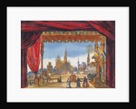 Stage design for Act V of 'La Juive', first performed at the Paris Opera on 23rd February 1835 by French School