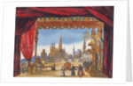 Stage design for Act V of 'La Juive', first performed at the Paris Opera on 23rd February 1835 by French School
