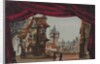 Stage design for 'La Juive', first performed at the Paris Opera on 23rd February 1835 by French School