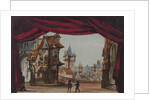 Stage design for 'La Juive', first performed at the Paris Opera on 23rd February 1835 by French School