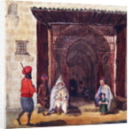 Entry of a mosque in Algiers, c.1830 by Theodore Leblanc