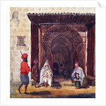 Entry of a mosque in Algiers, c.1830 by Theodore Leblanc