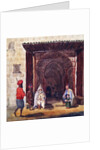Entry of a mosque in Algiers, c.1830 by Theodore Leblanc