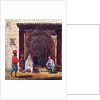 Entry of a mosque in Algiers, c.1830 by Theodore Leblanc