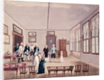 Marie-Therese-Charlotte de Bourbon, Madame Royale, meets her cousins Emperor Francis II of Austria and his wife Maria Teresa in Vienna after her release in 1795 from imprisonment in Paris, c.1796 by French School