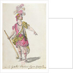 Costume design for a performance in Paris in 1762 of Lully's opera 'Acis et Galatee' by Nicolas Boquet