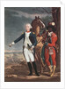 Portrait of the Marquis de La Fayette with an Aide-de-Camp during the American War of Independence by French School