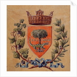 Heraldic Arms of the City of Nimes by French School