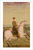 A Mughal Noble on Horseback, c.1700 by School Mughal