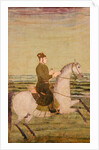 A Mughal Noble on Horseback, c.1700 by School Mughal
