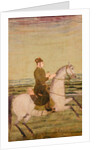 A Mughal Noble on Horseback, c.1700 by School Mughal
