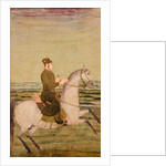 A Mughal Noble on Horseback, c.1700 by School Mughal