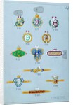 Designs for gifts to reward participants in festivities at the Hermitage for the season of 1902-3 by Carl Faberge
