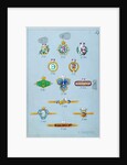 Designs for gifts to reward participants in festivities at the Hermitage for the season of 1902-3 by Carl Faberge