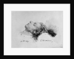 Frederic Chopin on his deathbed, 17th October 1849 by Antar Teofil Kwiatowski
