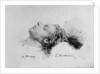 Frederic Chopin on his deathbed, 17th October 1849 by Antar Teofil Kwiatowski