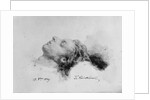 Frederic Chopin on his deathbed, 17th October 1849 by Antar Teofil Kwiatowski